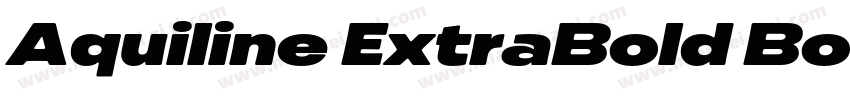 Aquiline ExtraBold BoldVersion 100字体转换